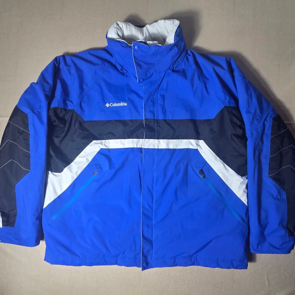 Columbia Men's XL Full Zip Colorblock Insulated Ski Winter Jacket XM4204